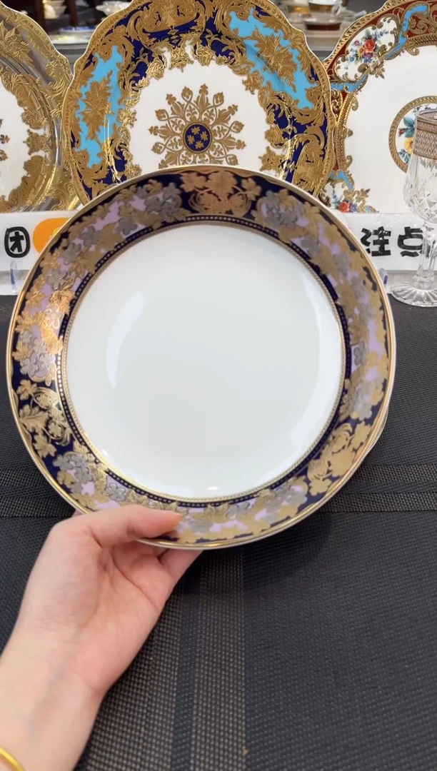 瓷片8英寸菜盘 1个