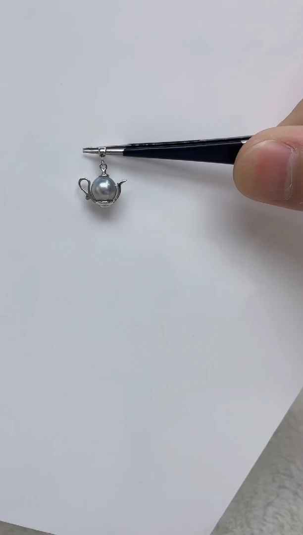 颈饰银S925镶嵌海水珍珠