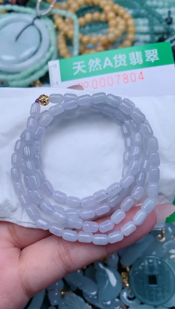 翡翠未镶嵌颈饰.0007804