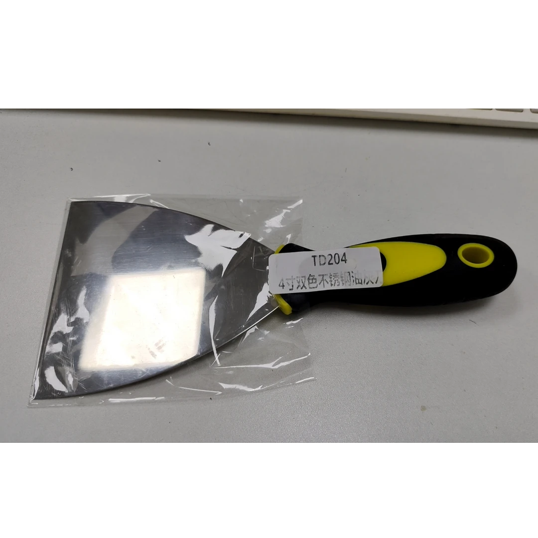 柏莉TD204双色不锈钢油灰刀4寸109号