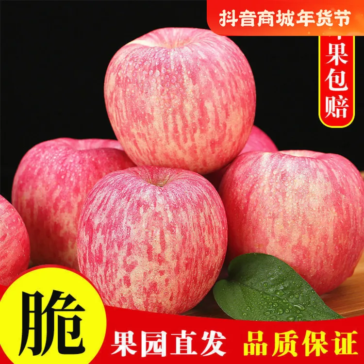 隰县小西天红富士苹果脆甜多汁新鲜水果产地直发