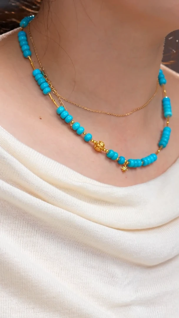 未镶嵌绿松石颈饰1