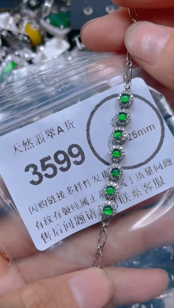 翡翠未镶嵌颈饰3599