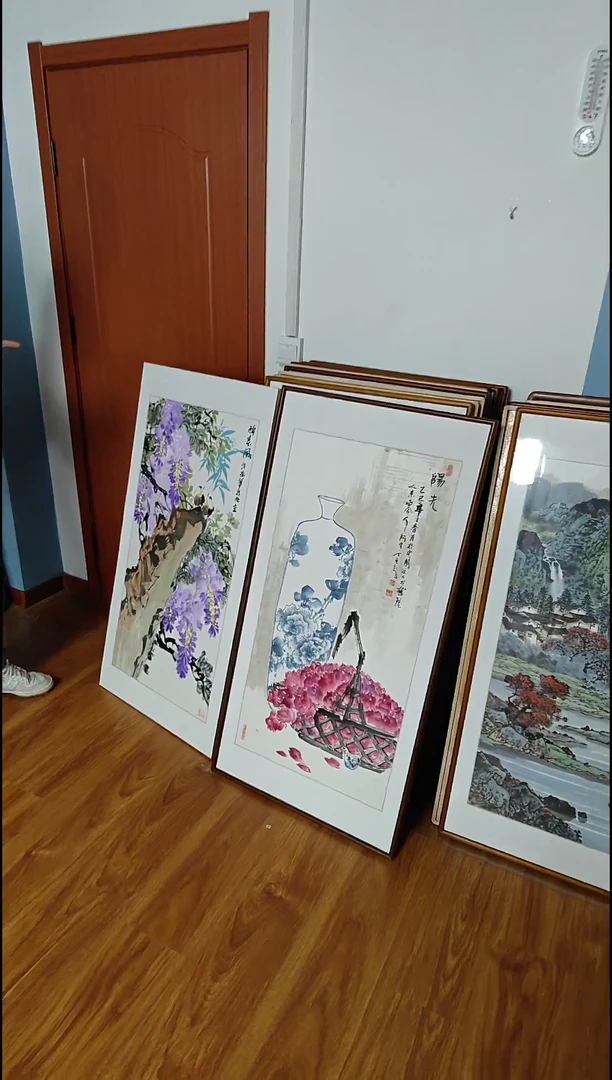 【闪购商品】国画阿里丁《阳光》手绘带框122*62