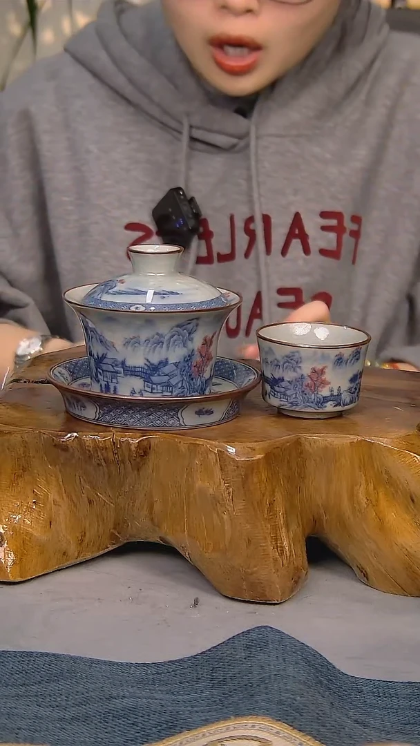 【闪购商品】2件套陶瓷茶具家用简装系列