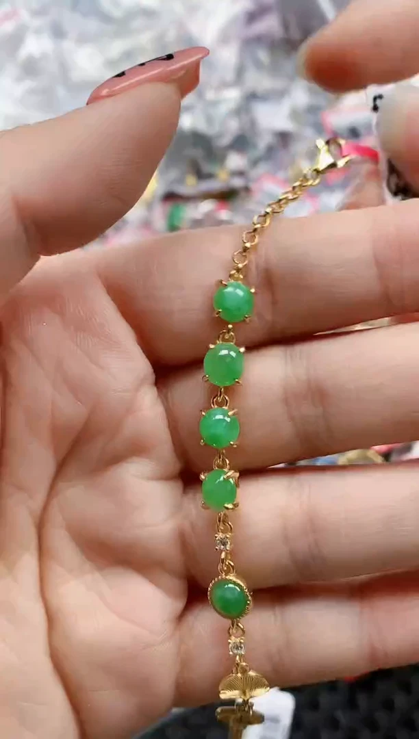 银S925镶嵌戒指翡翠天然A货缅甸翡翠