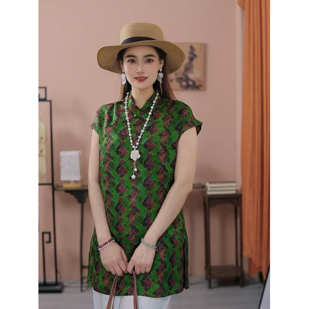 （翠影） 新中式老钱风嘻哈风休闲女装风宽松型显瘦气质夏季