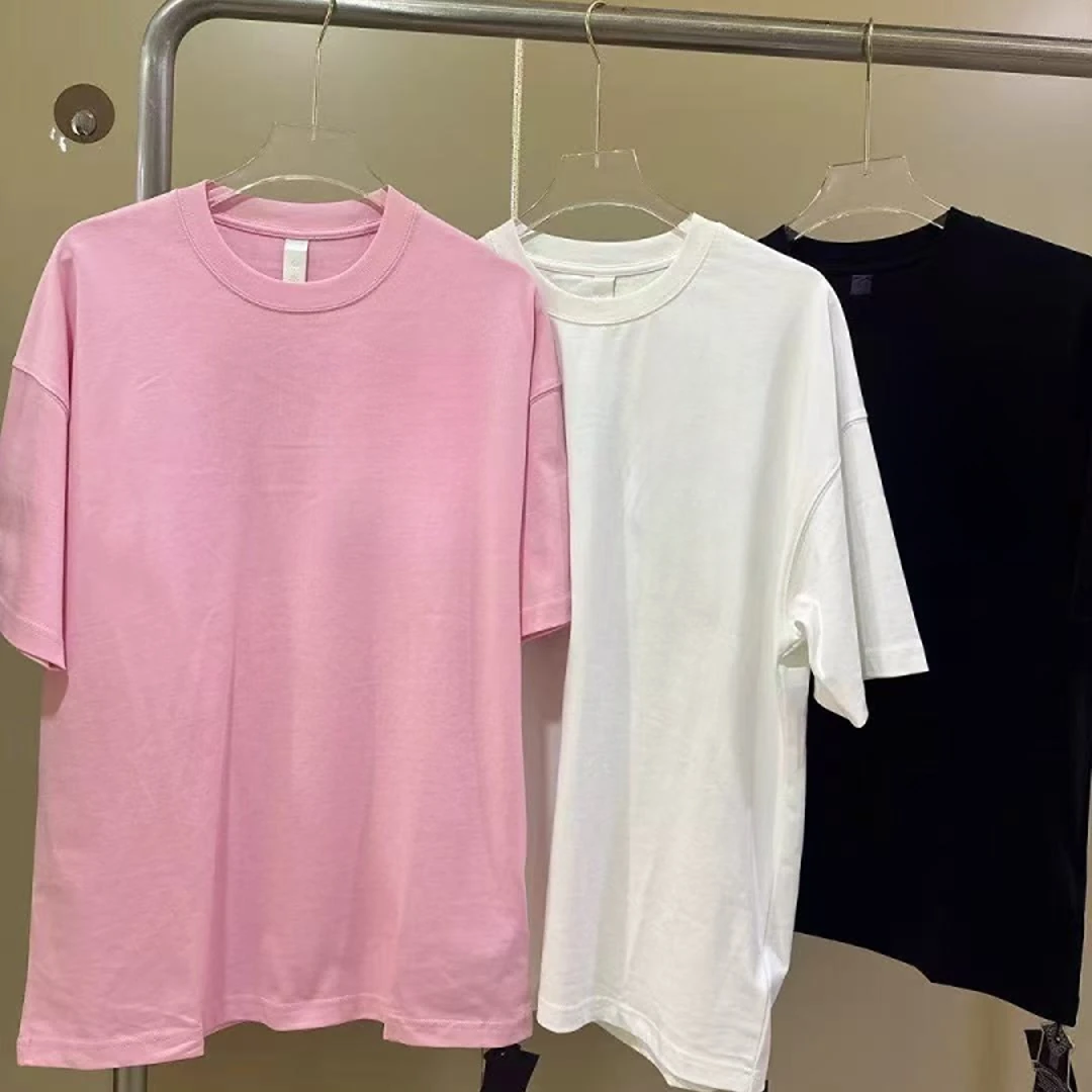 【南油张贝贝】25S春夏新款时尚百搭休闲显瘦遮肉男女同款短袖T恤克