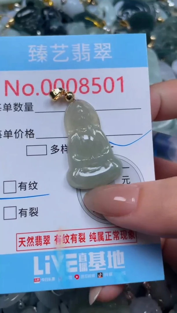 颈饰未镶嵌翡翠8501