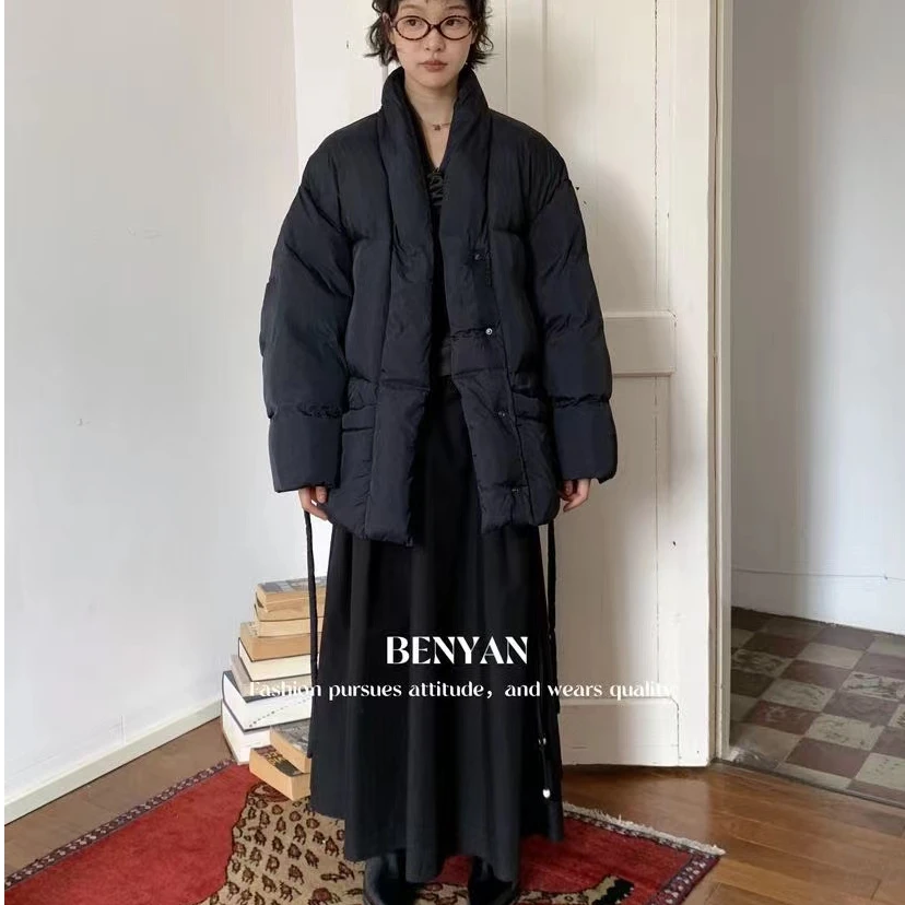 【DAIDAI】韩系慵懒风女设计百搭保暖外套