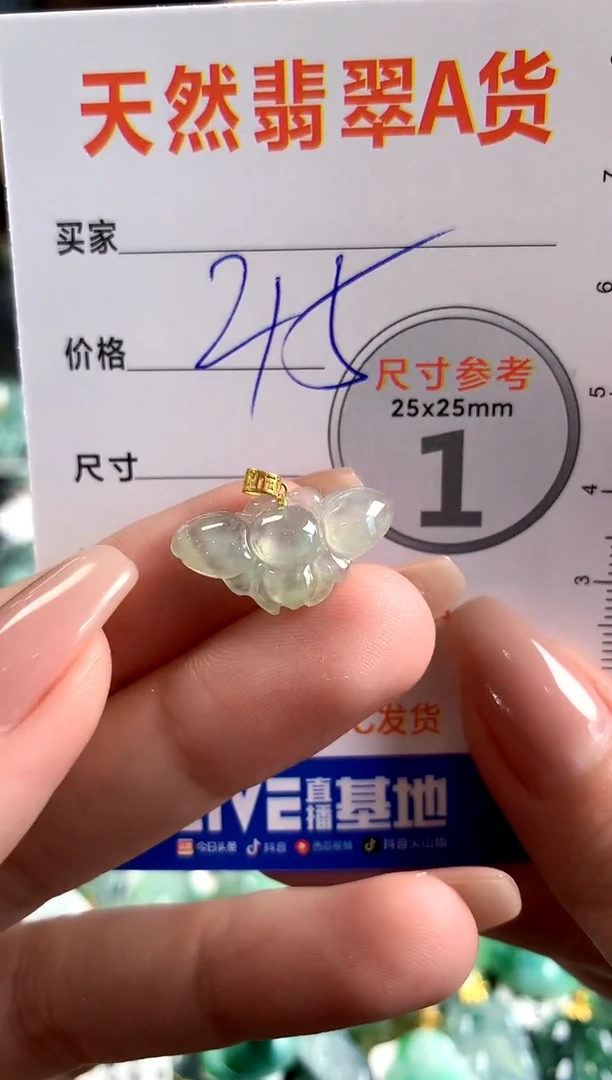 【闪购商品】翡翠颈饰18K金镶嵌13008679