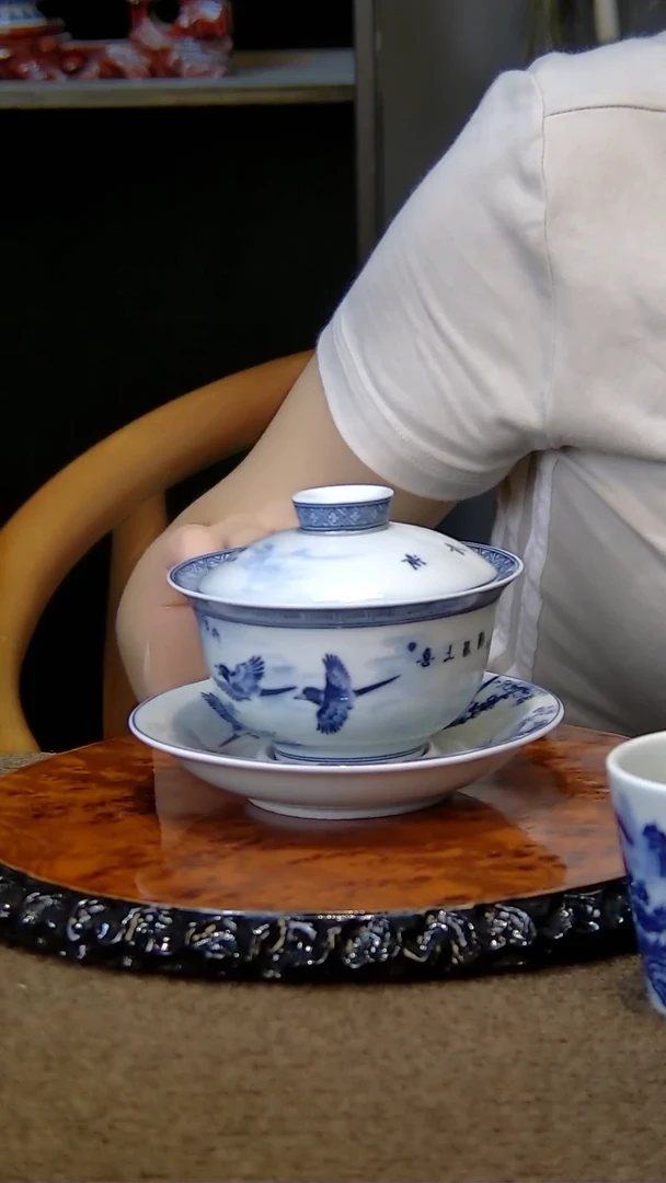 陶瓷盖碗茶具组合套装