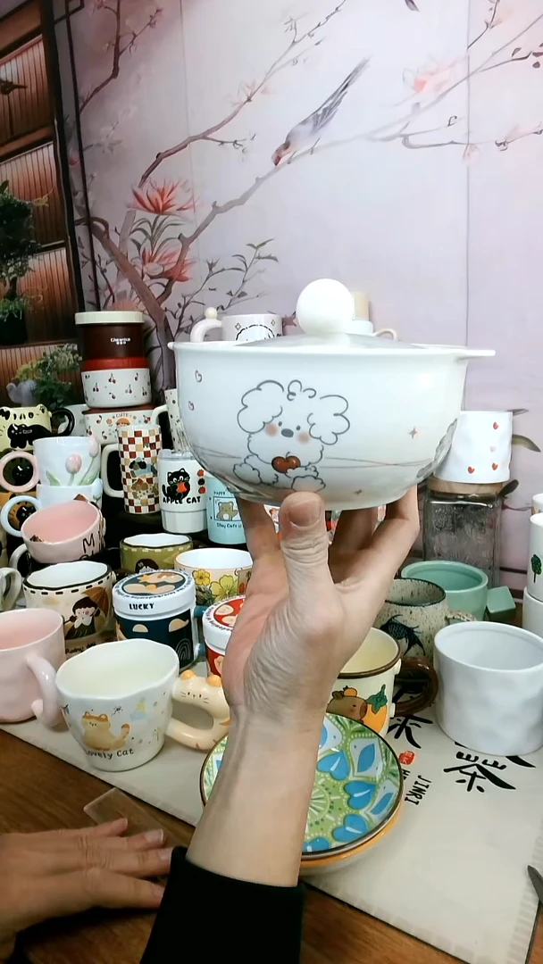 陶【孤品福利】狗狗泡面碗