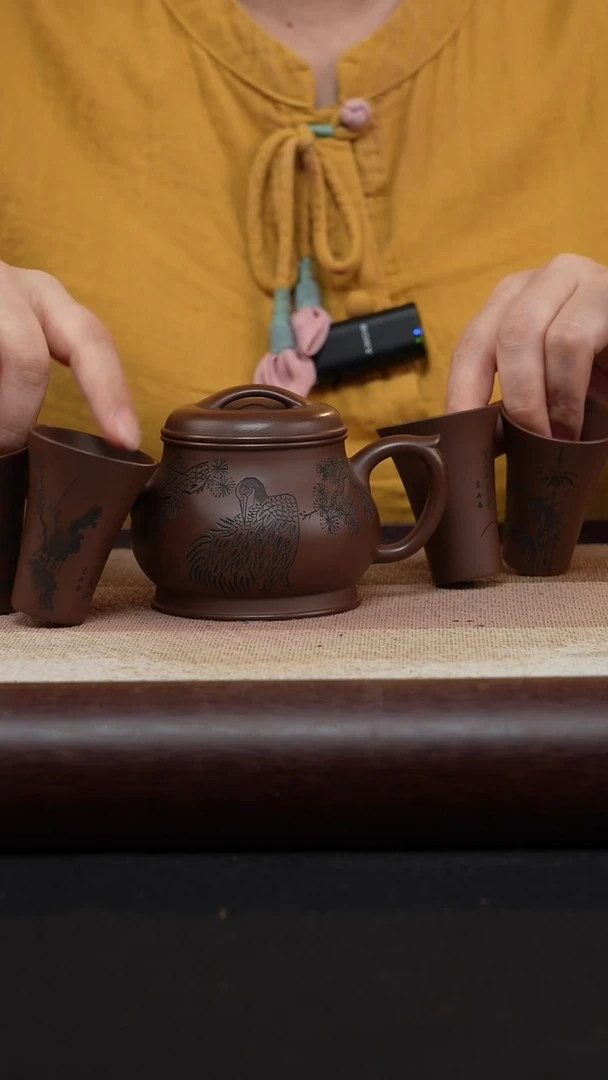 【闪购商品】紫砂茶壶颂金-底槽清-MH-1373