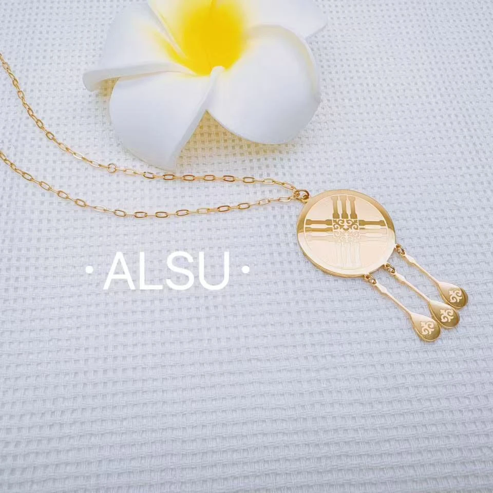 合金项链 ALSU原创经典新款民族风冬毛衣链时尚百搭轻奢简约复古