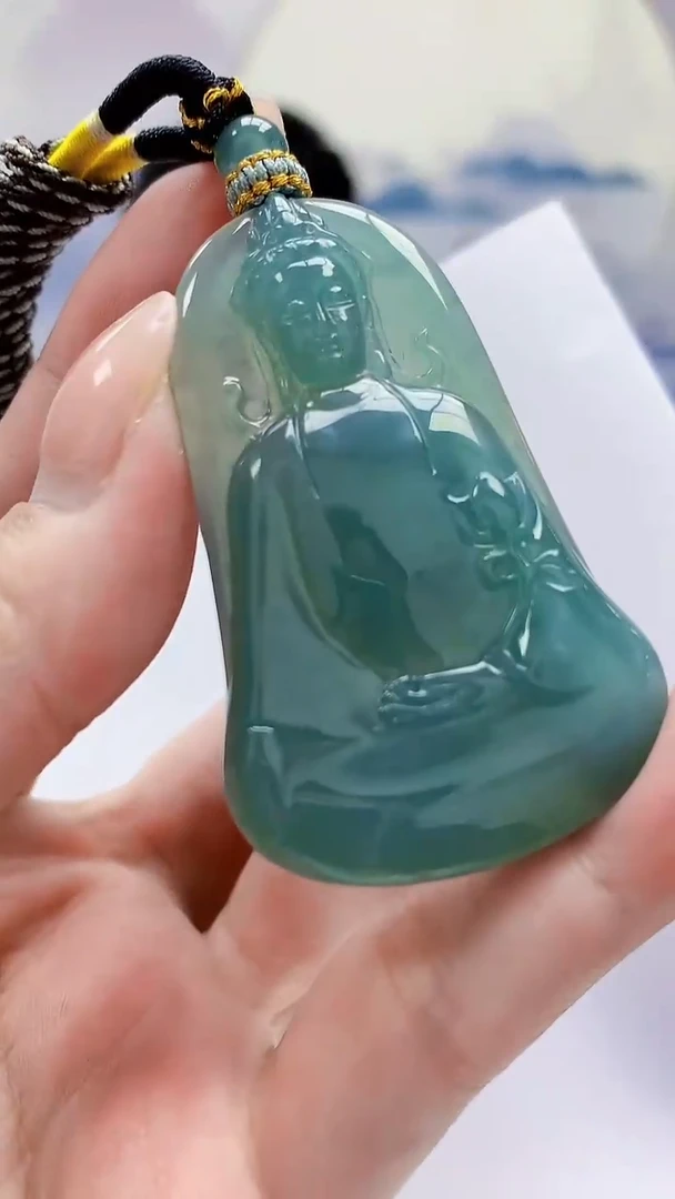 未镶嵌定制翡翠5028MM-毛货挂件26