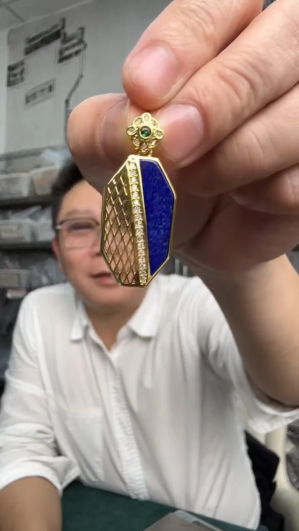 未镶嵌青金石吊坠微瑕介意勿拍23