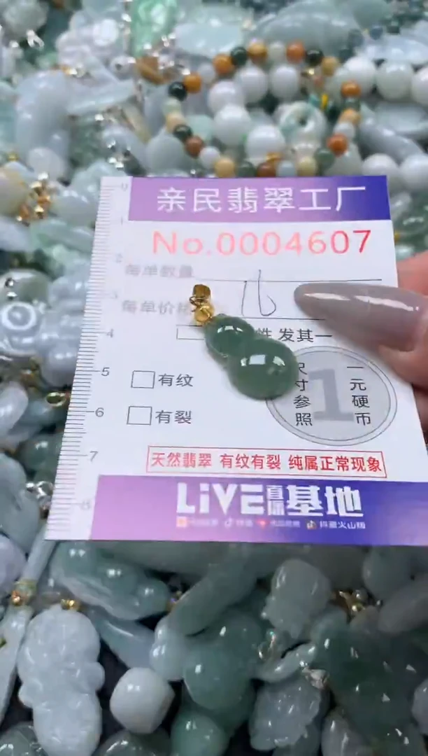 颈饰未镶嵌翡翠4607