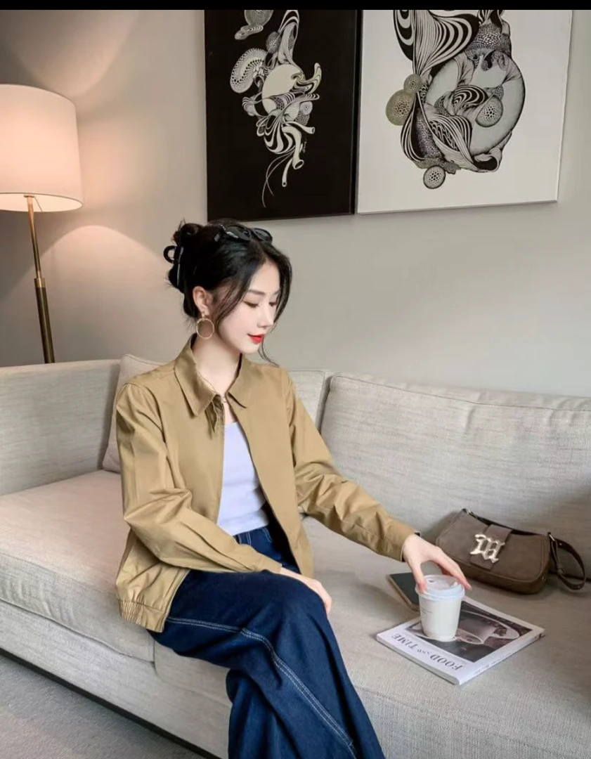 【欧货-高定女装】琴宝精选 短款时尚百搭修身 外套 W093