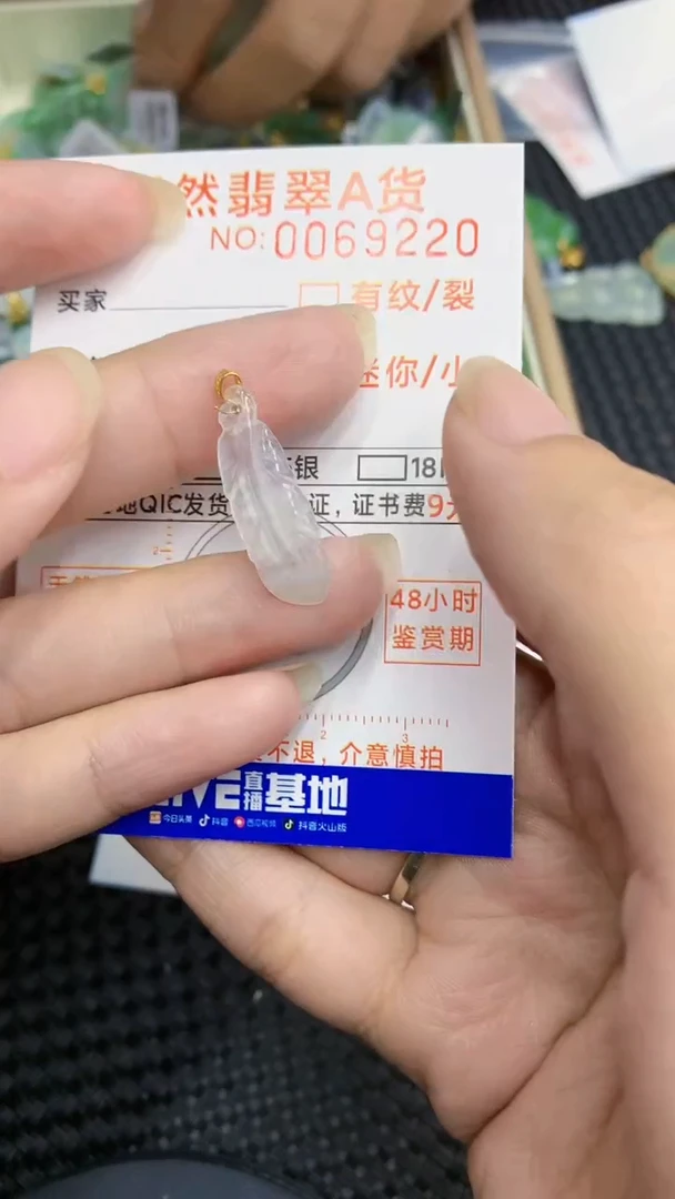 【闪购商品】翡翠颈饰18K金镶嵌            8