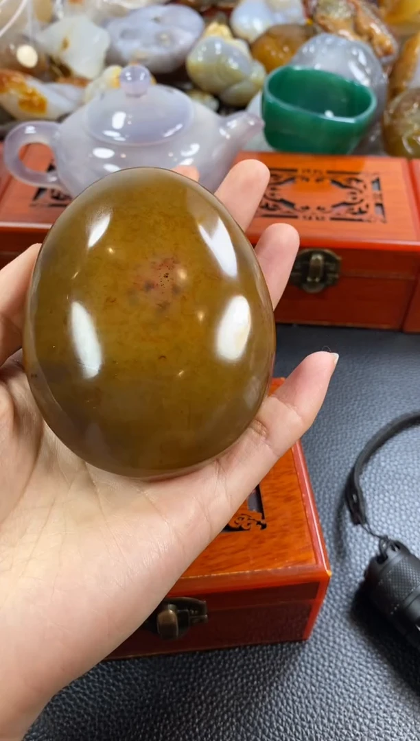 未镶嵌手把玛瑙/玉髓晓**月1