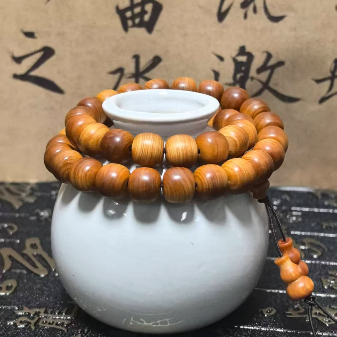 【太行崖柏】太行崖柏双圈手串10mm直切款
