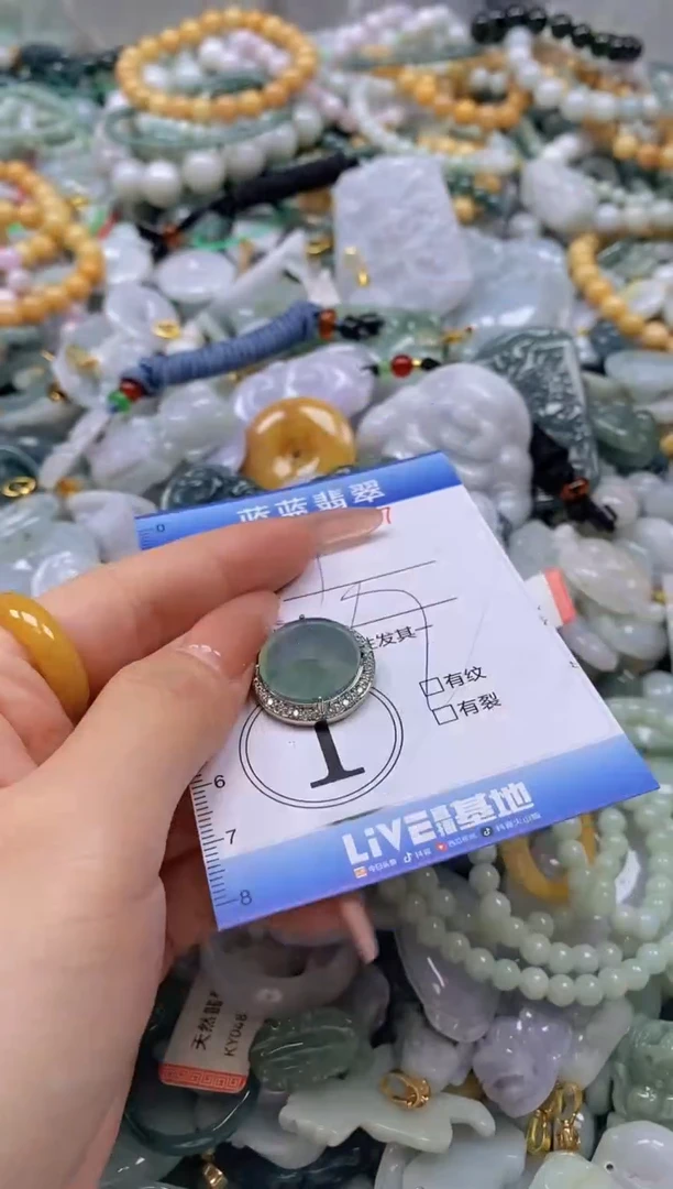 翡翠未镶嵌颈饰闪购0286507