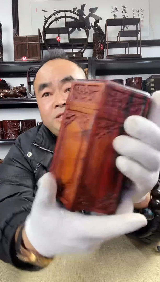 木老李红木工艺品950瑕疵