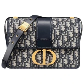 99新 DIOR/迪奥  蒙田中号经典老花皮肩带款