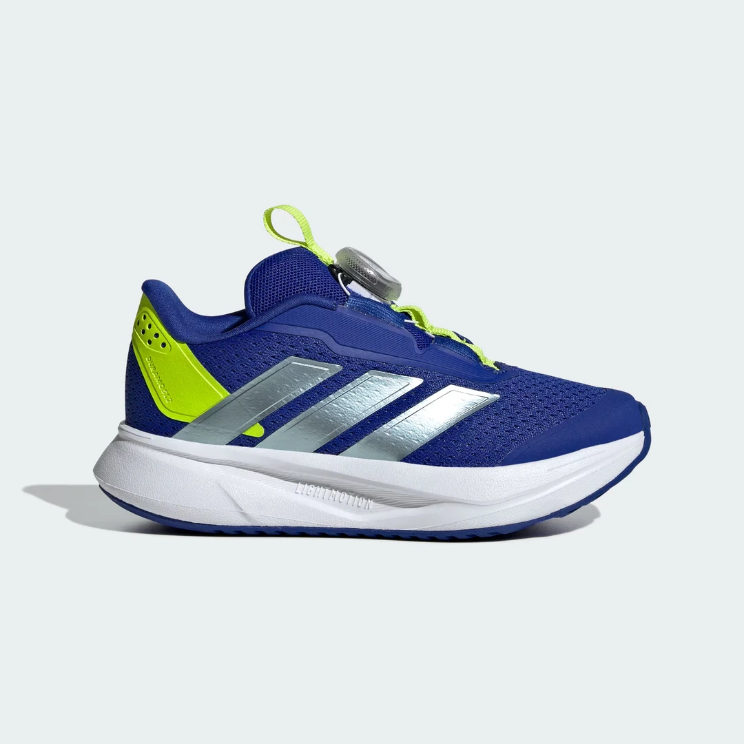 adidas kids阿迪中大童DURAMO SL2 BOA K旋钮撞色网面跑鞋IH3605