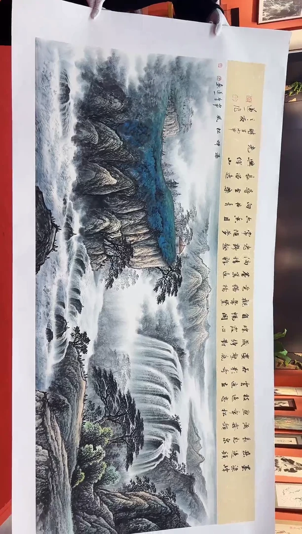 【闪购商品】国画道一老师亲笔绘画作品A89