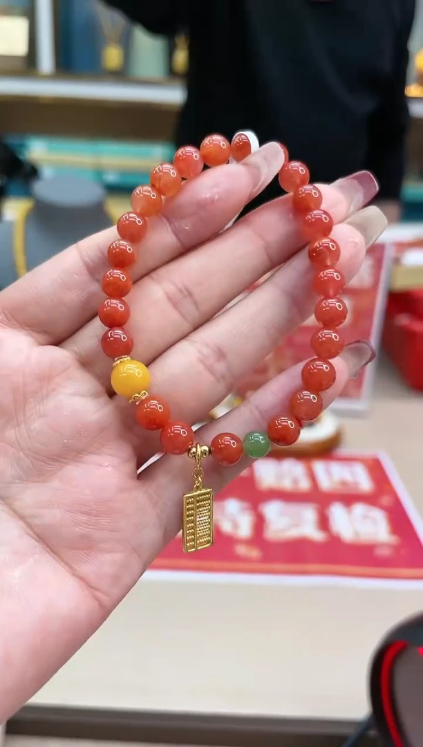 【闪购商品】南红玛瑙手链未镶嵌@@ZY31107014