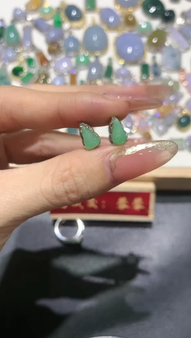 【闪购商品】翡翠吊坠(不含链)银S925镶嵌团购2