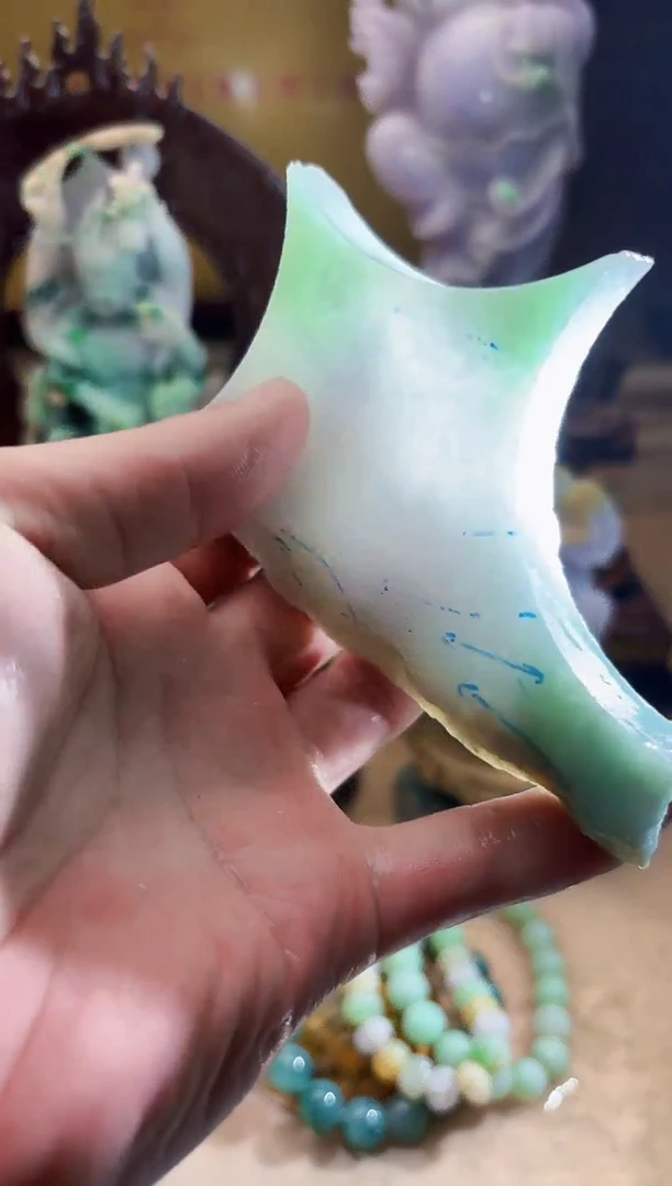 未镶嵌挂件翡翠A货张麦9444