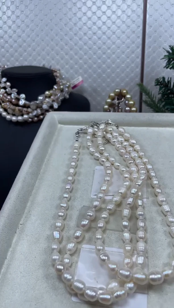 【闪购商品】淡水珍珠项链未镶嵌【纯恬】（多样性发货发一）