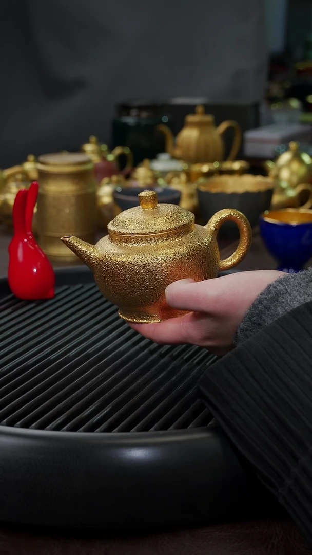 【闪购商品】杯【宜景窑鎏金】古韵天成