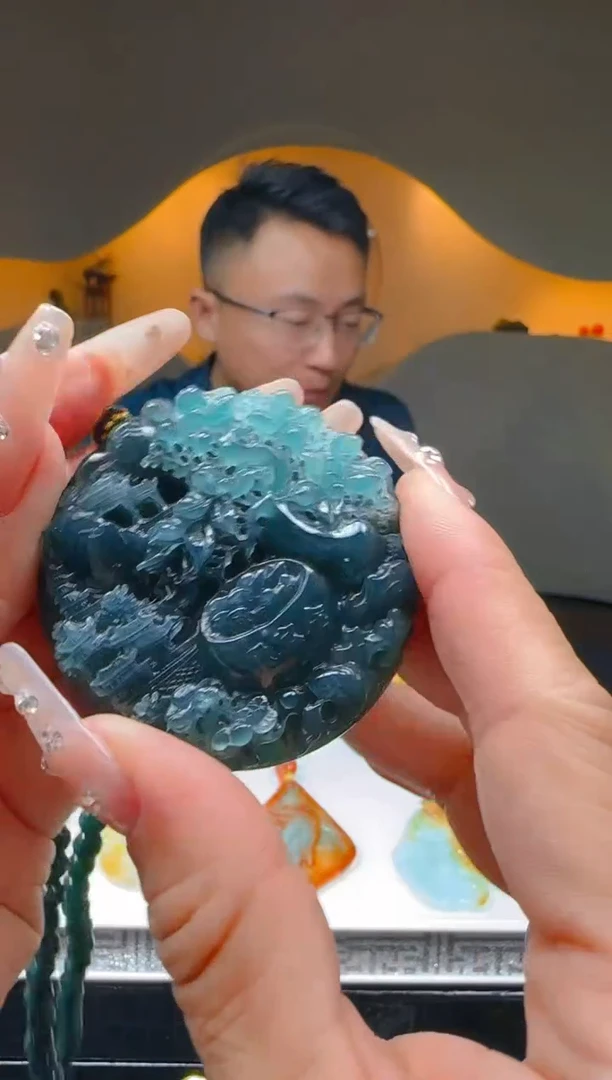【闪购商品】定制翡翠未镶嵌Q03271翡翠毛货