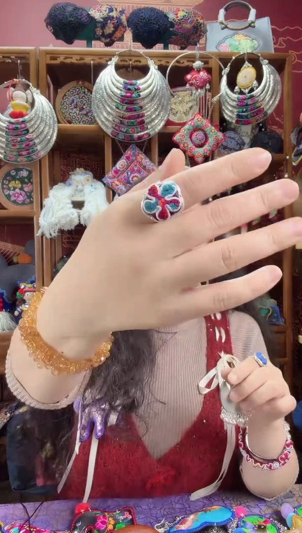 刺绣戒指115甜甜家