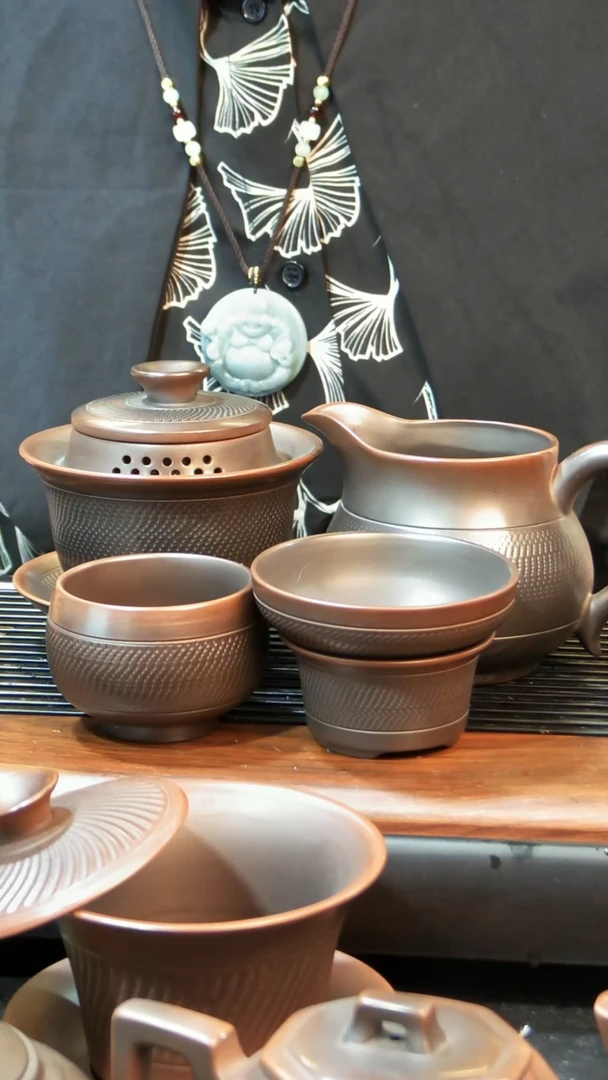 跳刀新中式盖碗1公道1茶漏1跳刀主人杯2