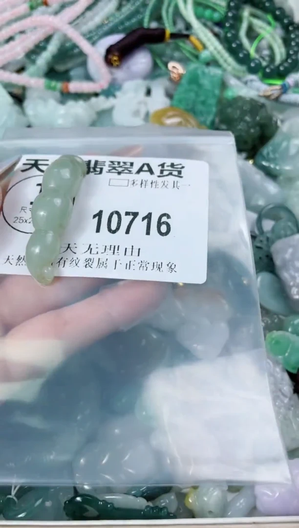 翡翠未镶嵌颈饰10716