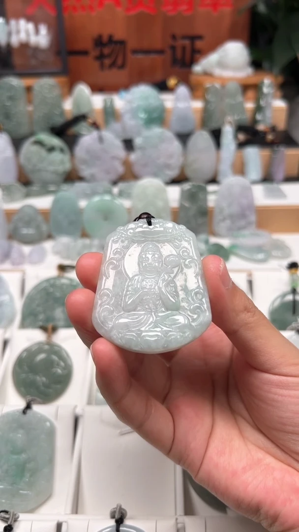 【闪购商品】翡翠颈饰未镶嵌天然A货翡翠1/22/113