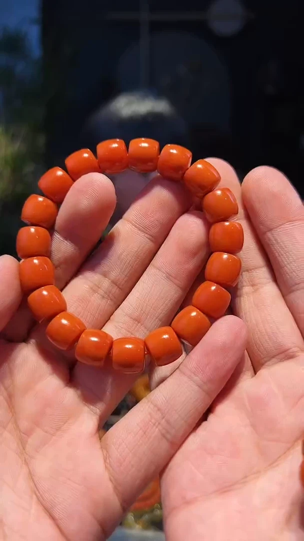 【闪购商品】南红玛瑙手串未镶嵌11+(柿1000)
