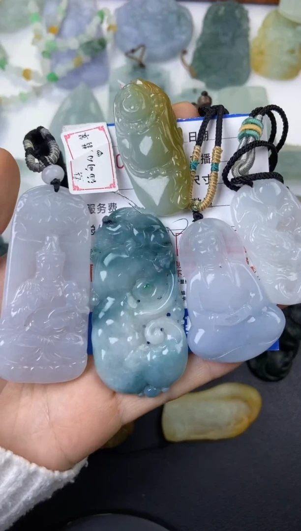 【闪购商品】定制翡翠未镶嵌发5件