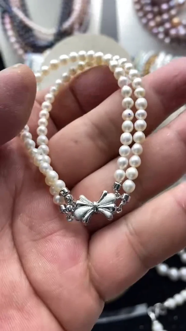 淡水珍珠未镶嵌项链1