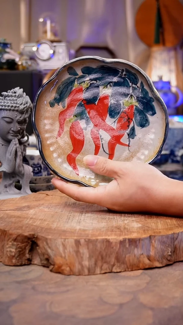 摆件辣椒手工手绘手工手绘