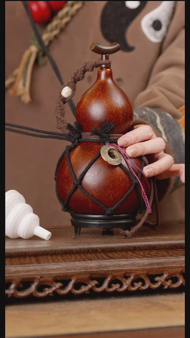 98号精品天然大漆酒葫芦一物一拍~