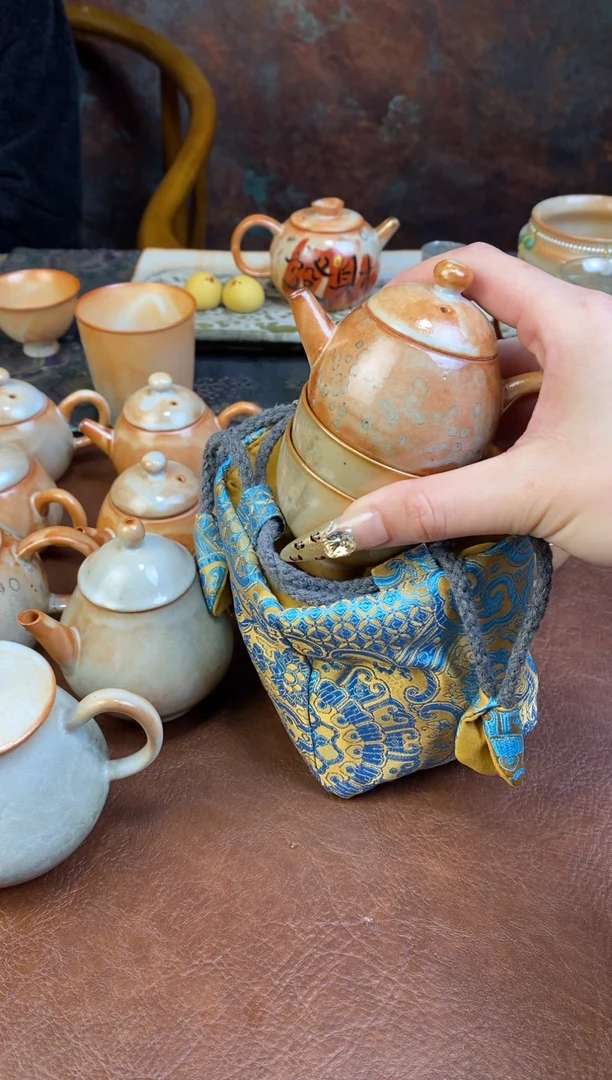 【闪购商品】龙蛋茶壶套组+官帽皮球花