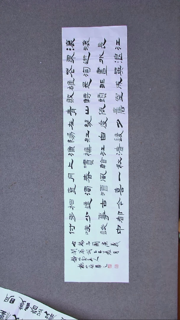 书法杨小立  河南南阳138*34四平尺