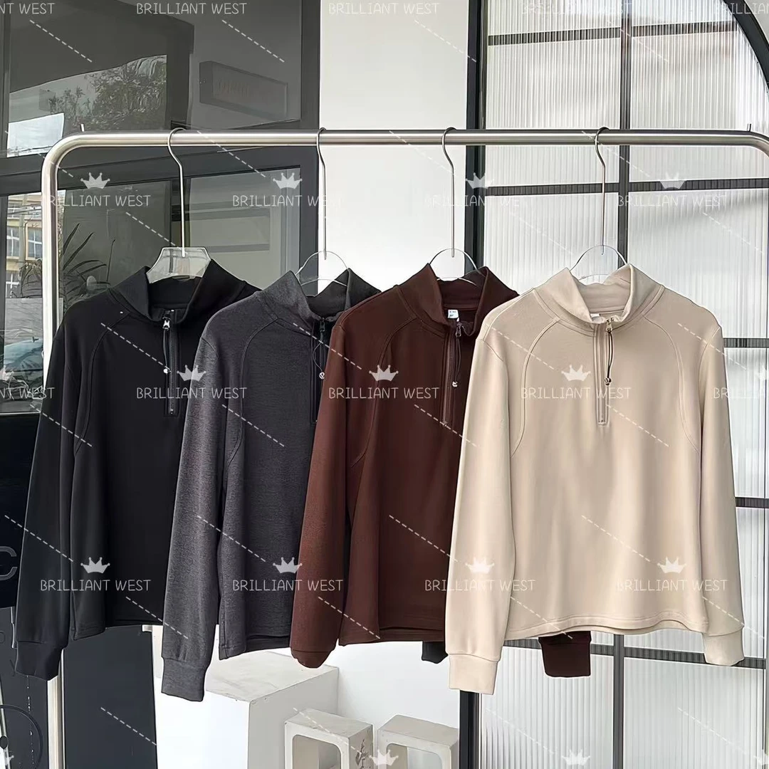 波士顿云感高密速暖绒半拉链打底衫 LH-24131