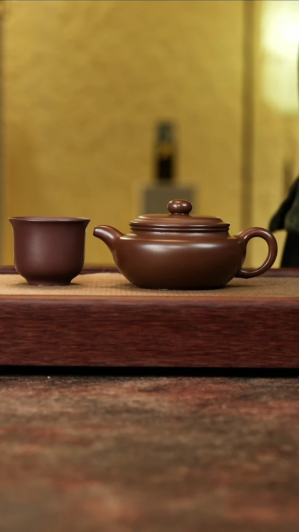 【闪购商品】紫砂茶壶深井底槽清扁腹